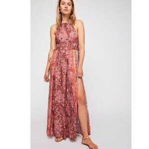 Free People | Dresses | Free People Intimately Celeste Printed Bohemian  Sleeveless Leg Slit Maxi Dress | Poshmark